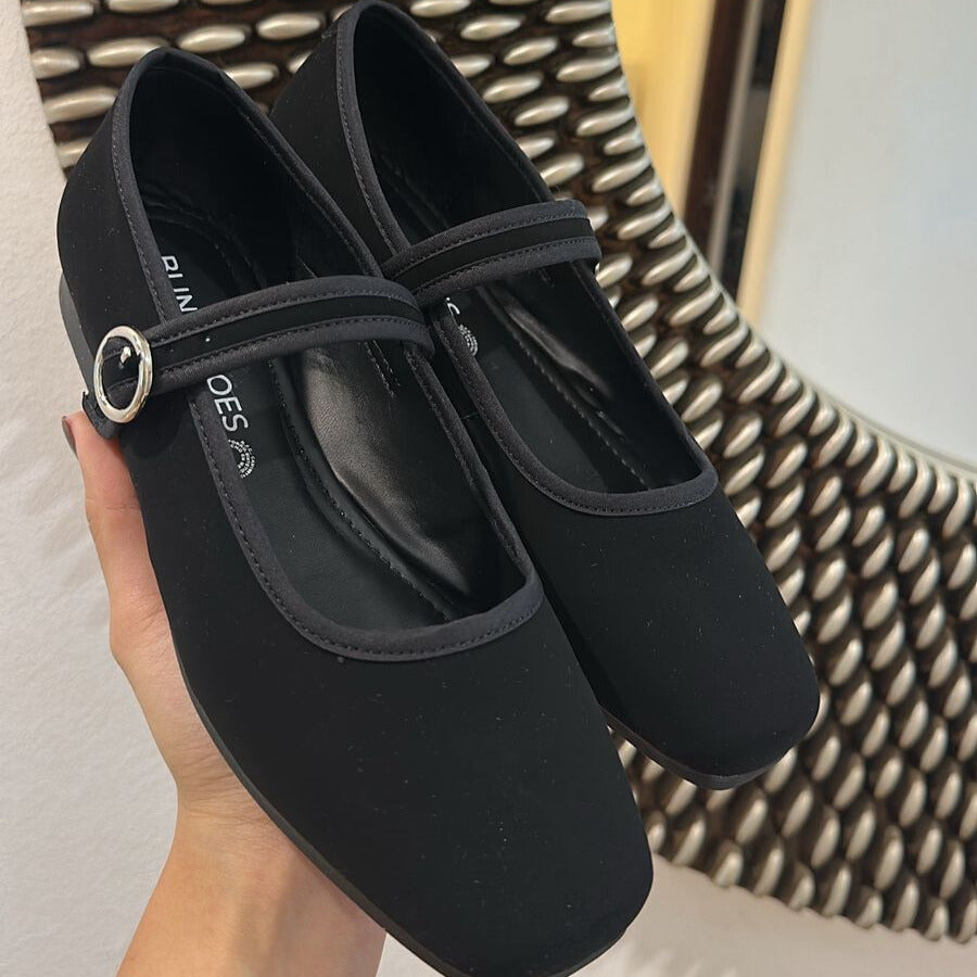 VALERINAS LISAS NEGRA