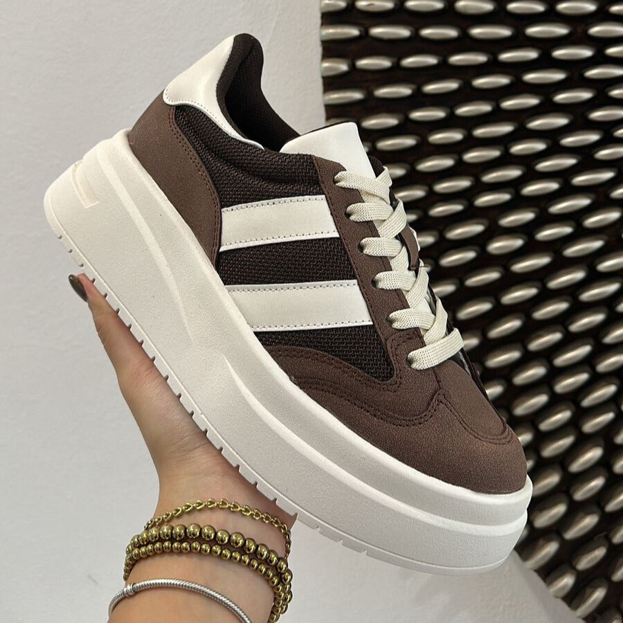 TENIS CAFÉ SUELA ALTA