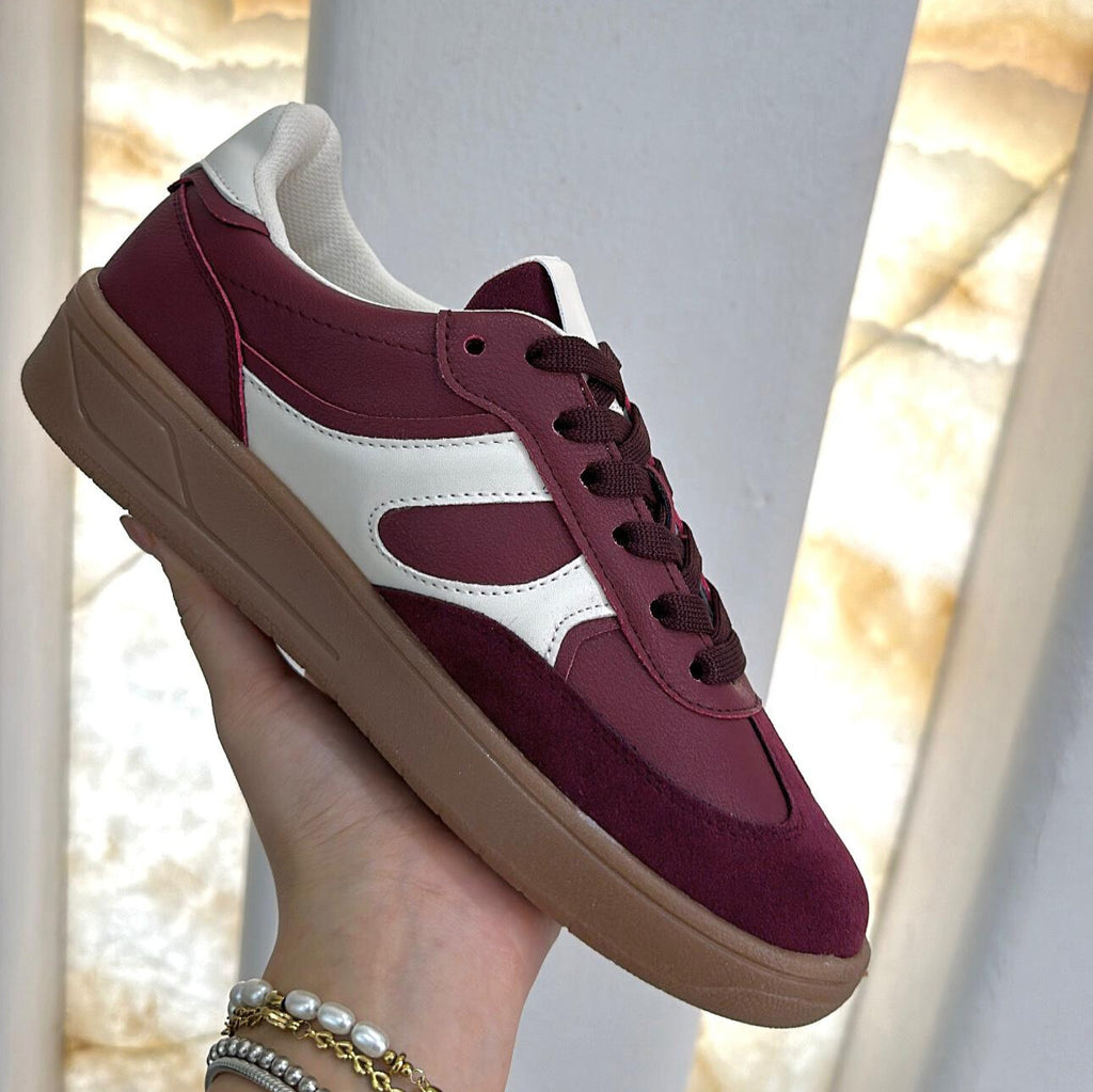 TENIS CIRUELA TINTOS