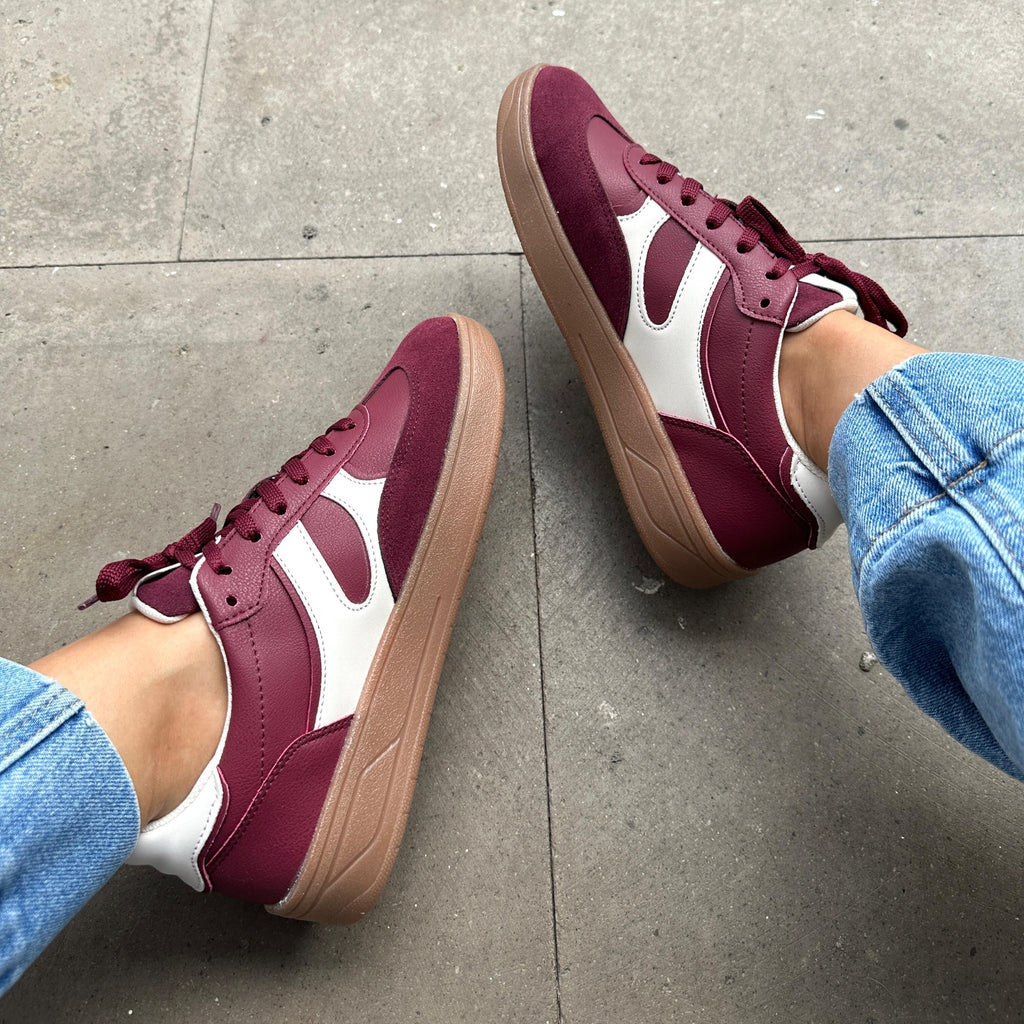 TENIS CIRUELA TINTOS